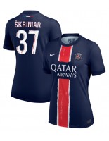 Paris Saint-Germain Milan Skriniar #37 Hjemmedrakt Dame 2024-25 Korte ermer